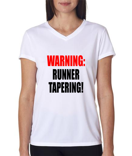 Running - Runner Tapering - NB Ladies White Short Sleeve Shirt